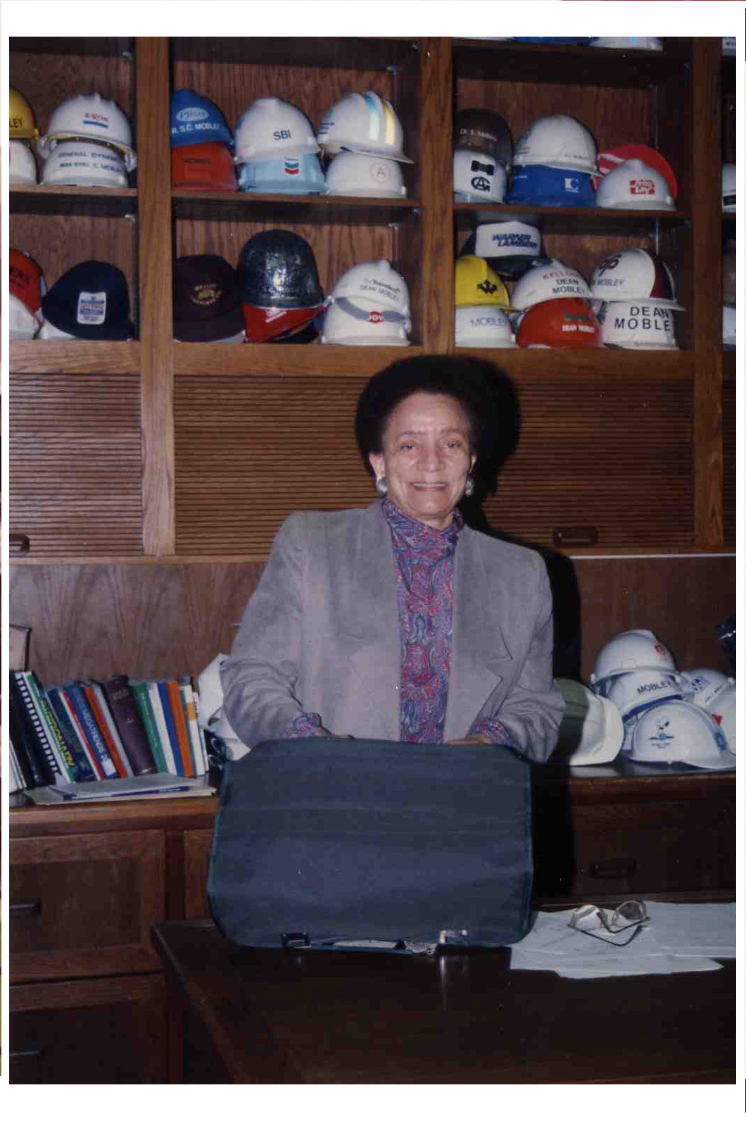 Dr. Mobley in her office at FAMU